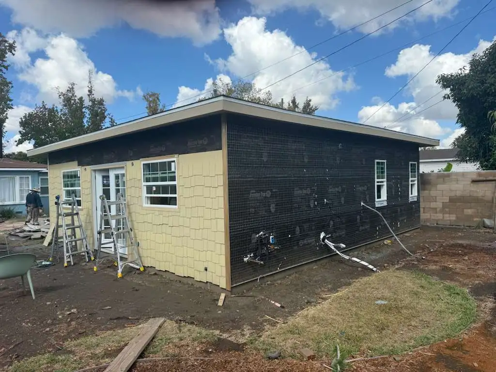 Orange Garage Conversion